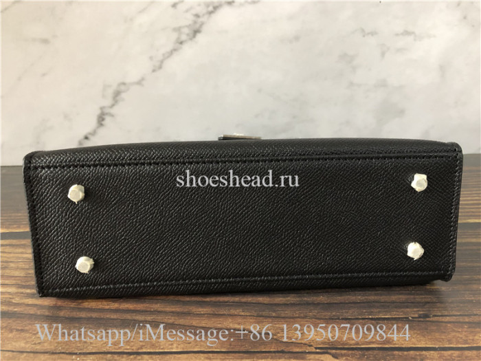 Hermès Black Pre-owned Kelly Mini Leather Mini Bag