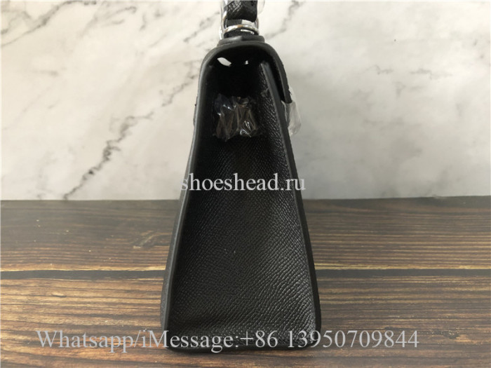Hermès Black Pre-owned Kelly Mini Leather Mini Bag