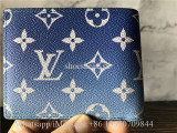 Original Louis Vuitton Blue Wallet M48455