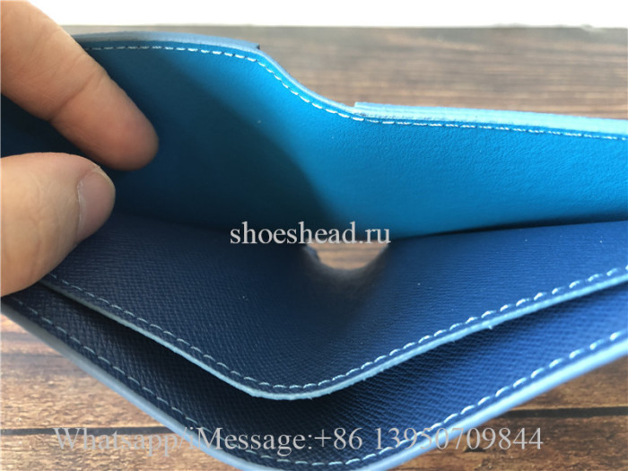 Original Louis Vuitton Blue Wallet M48455