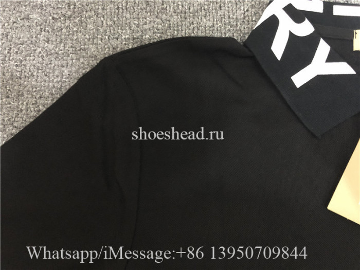 Burberry Polo Black Shirt