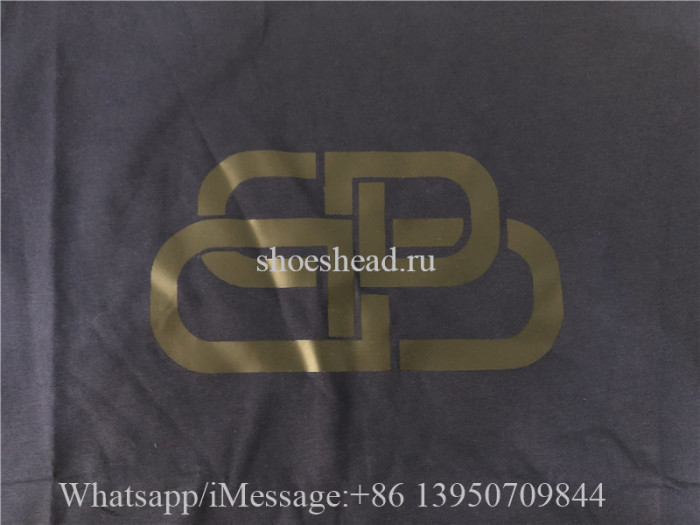 Balenciaga Navy Blue Shirt