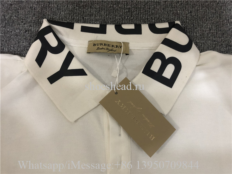 Burberry Polo White Shirt