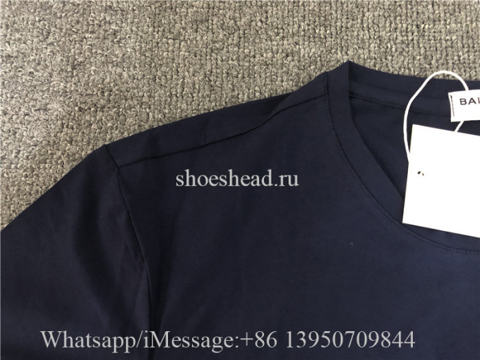 Balenciaga Navy Blue Shirt