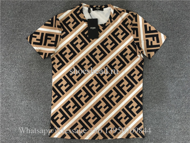Fendi Brown Tshirt