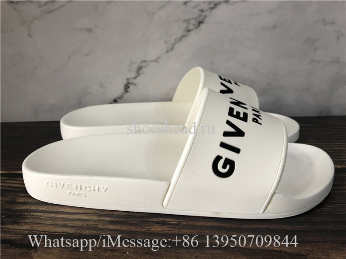 Givenchy White Slide