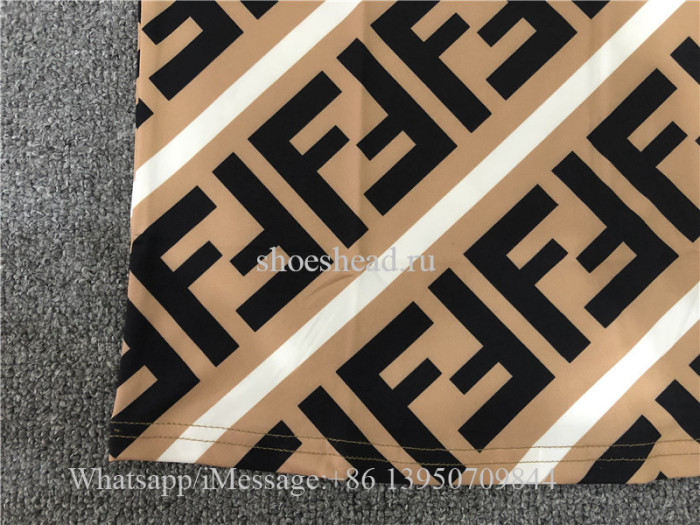 Fendi Brown Tshirt
