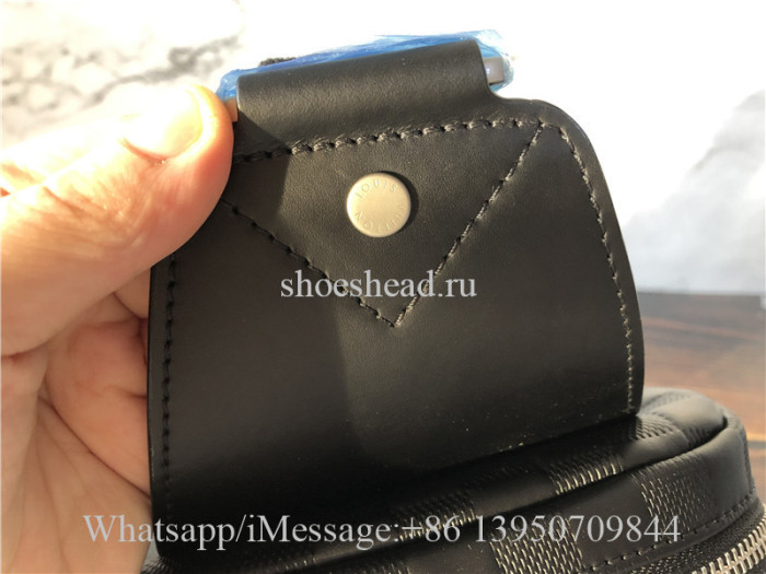 Original Super Louis Vuitton N41720 Avenue Sling bags Damier Infini Leather