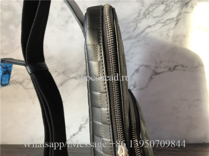 Original Super Louis Vuitton N41720 Avenue Sling bags Damier Infini Leather