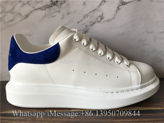 Super Quality Alexander McQueen Sneaker White Blue Suede