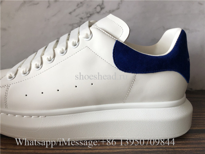 Super Quality Alexander McQueen Sneaker White Blue Suede