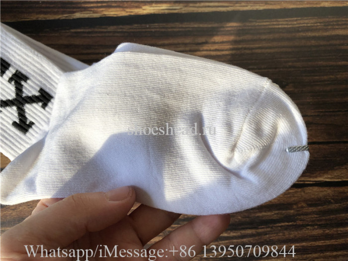 Off White Socks White