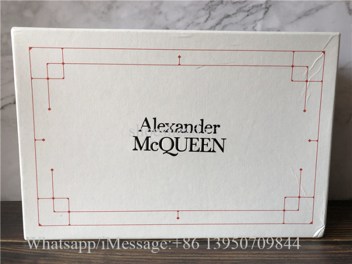 Super Quality Alexander McQueen Sneaker White Blue Suede