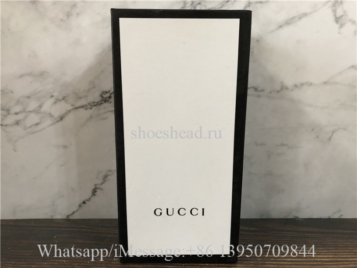Gucci Rubber Cutout Slide Black