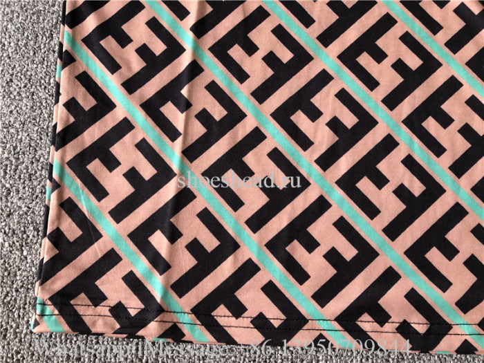 Fendi Brown Green Tshirt