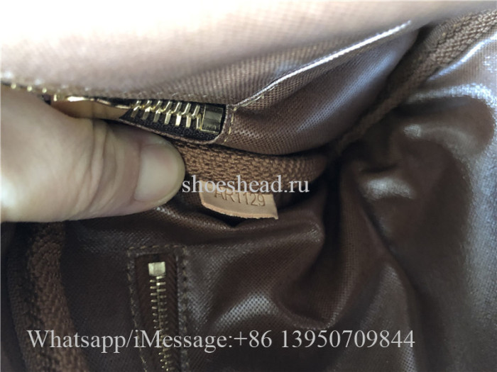 Original Louis Vuitton Brown Ebene Canvas Toiletry Bag