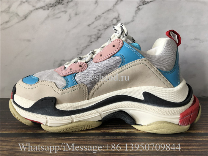 Balenciaga Triple S Trainer Pink Blue White