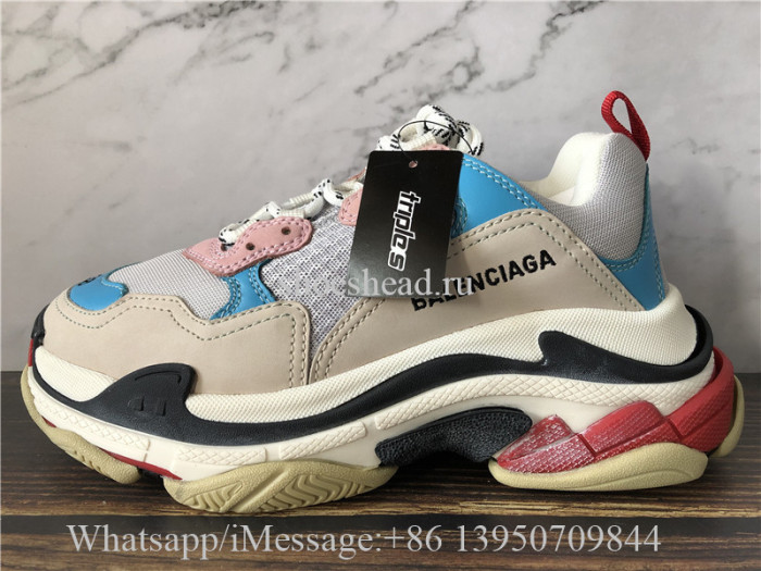 Balenciaga Triple S Trainer Pink Blue White