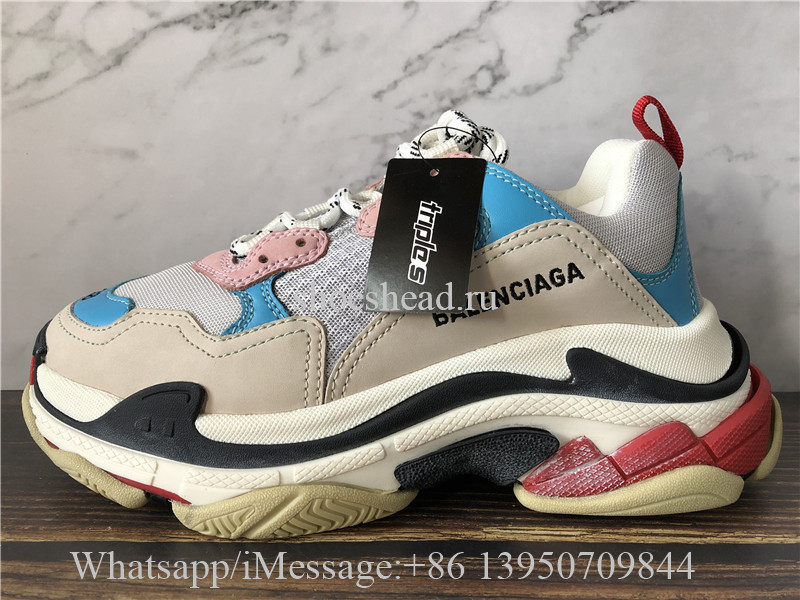 Balenciaga Triple S Trainer Pink Blue White