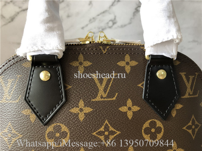 Original Louis Vuitton LV Monogram Alma Bridge BB handbag M53152