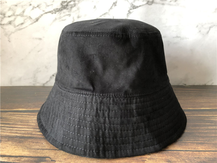 Reversible Teddy-D Dior Obilque Short Brim Bucket Hat Black Cotton