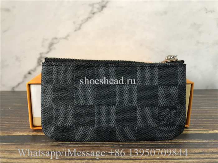 Original Louis Vuitton Black Damier Coin Purse