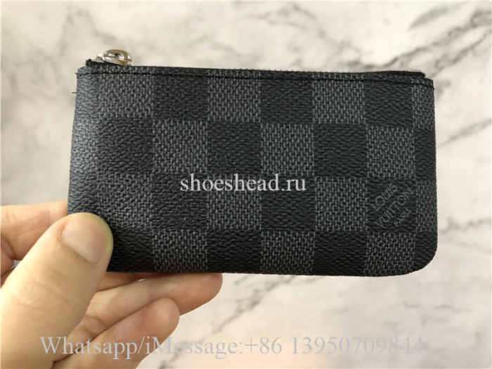 Original Louis Vuitton Black Damier Coin Purse