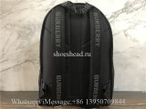 Original Burberry Logo Print Econyl Backpack Black