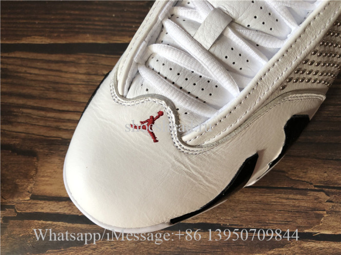 Supreme x Air Jordan 14 XIV Retro White University Red