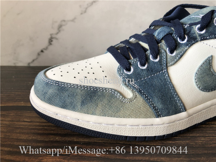 Air Jordan 1 Retro Low Washed Denim Blue