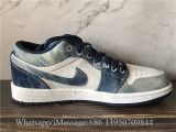 Air Jordan 1 Retro Low Washed Denim Blue