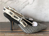 Christian Dior J'Adior Wool Houndstooth Pumps