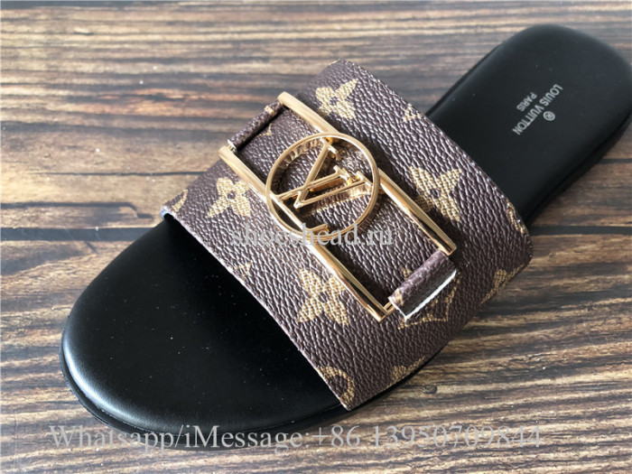 Louis Vuitton Lock It Flat Mule Slide