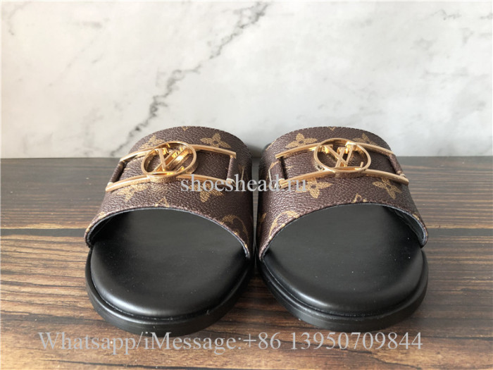 Louis Vuitton Lock It Flat Mule Slide