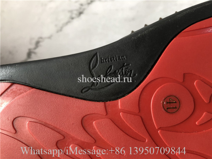 Christian Louboutin Pool Fun Flat Calf Slides