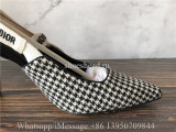 Christian Dior J'Adior Wool Houndstooth Pumps