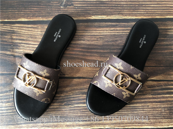 Louis Vuitton Lock It Flat Mule Slide