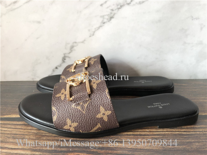 Louis Vuitton Lock It Flat Mule Slide