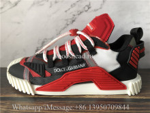 Dolce & Gabbana NS1 Slip-on Sneakers Black Red