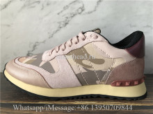 Valentino Camo Runner Shoes Pink
