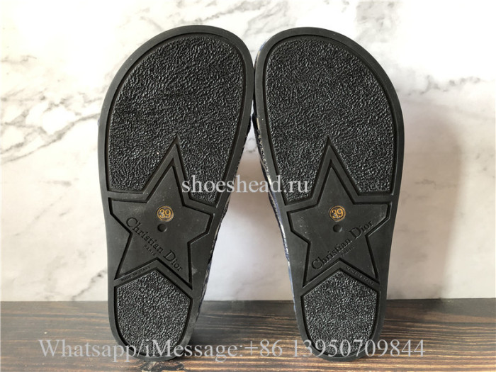 Christian Dior Navy Blue Sandals