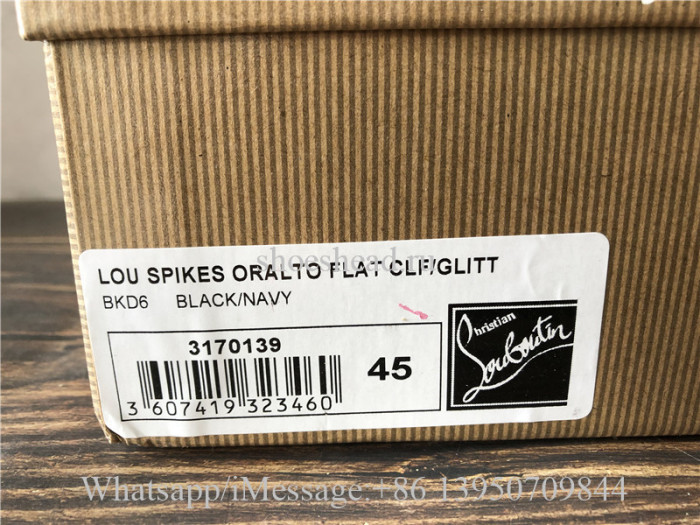 Christian Louboutin Spike Flat High Top White