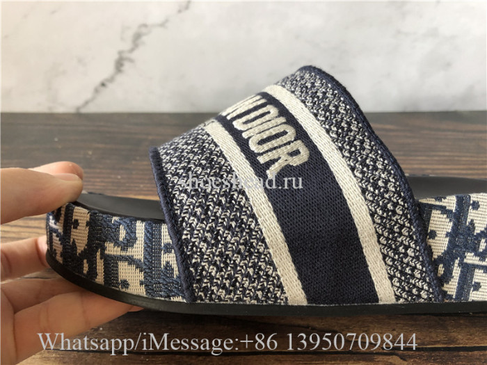 Christian Dior Navy Blue Sandals