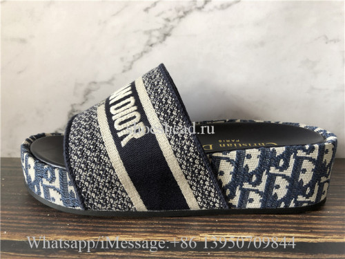 Christian Dior Navy Blue Sandals