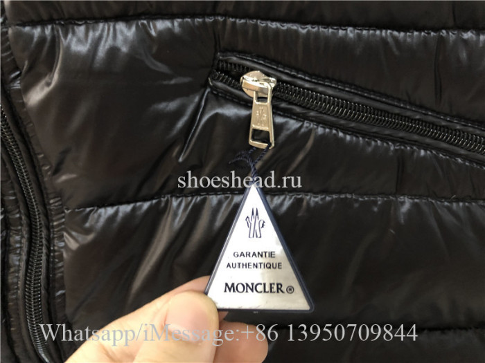 Moncler Black Down Vest Jacket