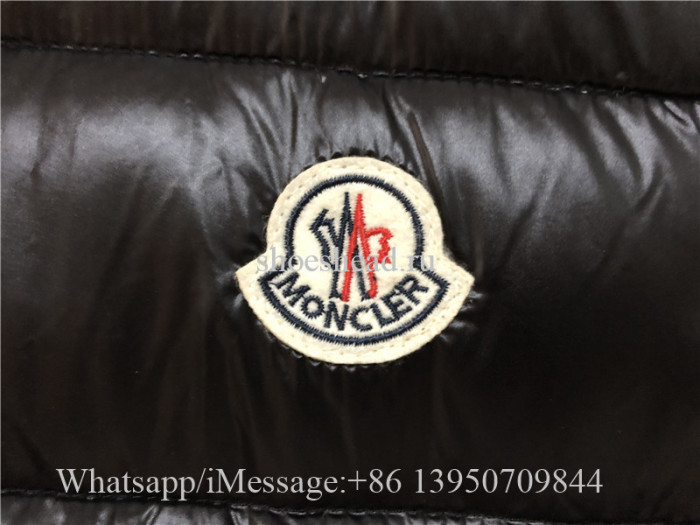 Moncler Black Down Vest Jacket
