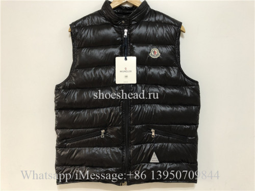 Moncler Black Down Vest Jacket