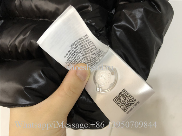 Moncler Black Down Vest Jacket