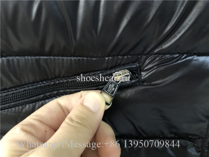 Moncler Black Down Vest Jacket