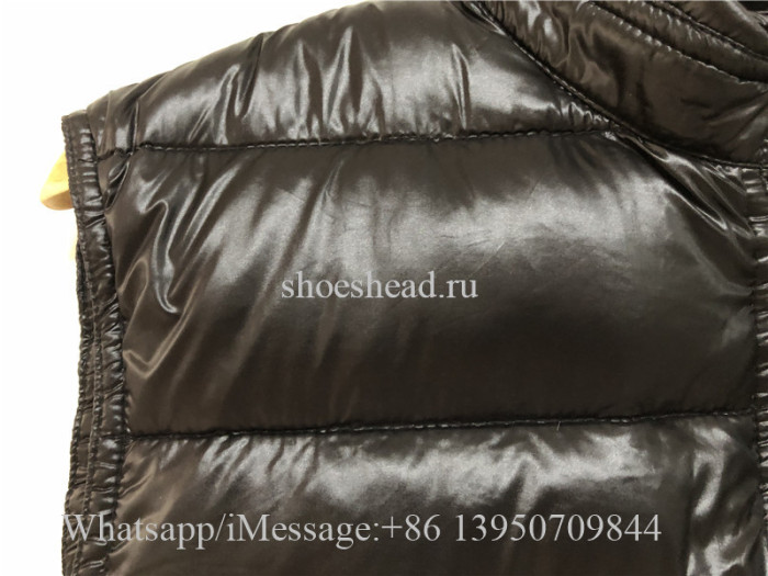 Moncler Black Down Vest Jacket